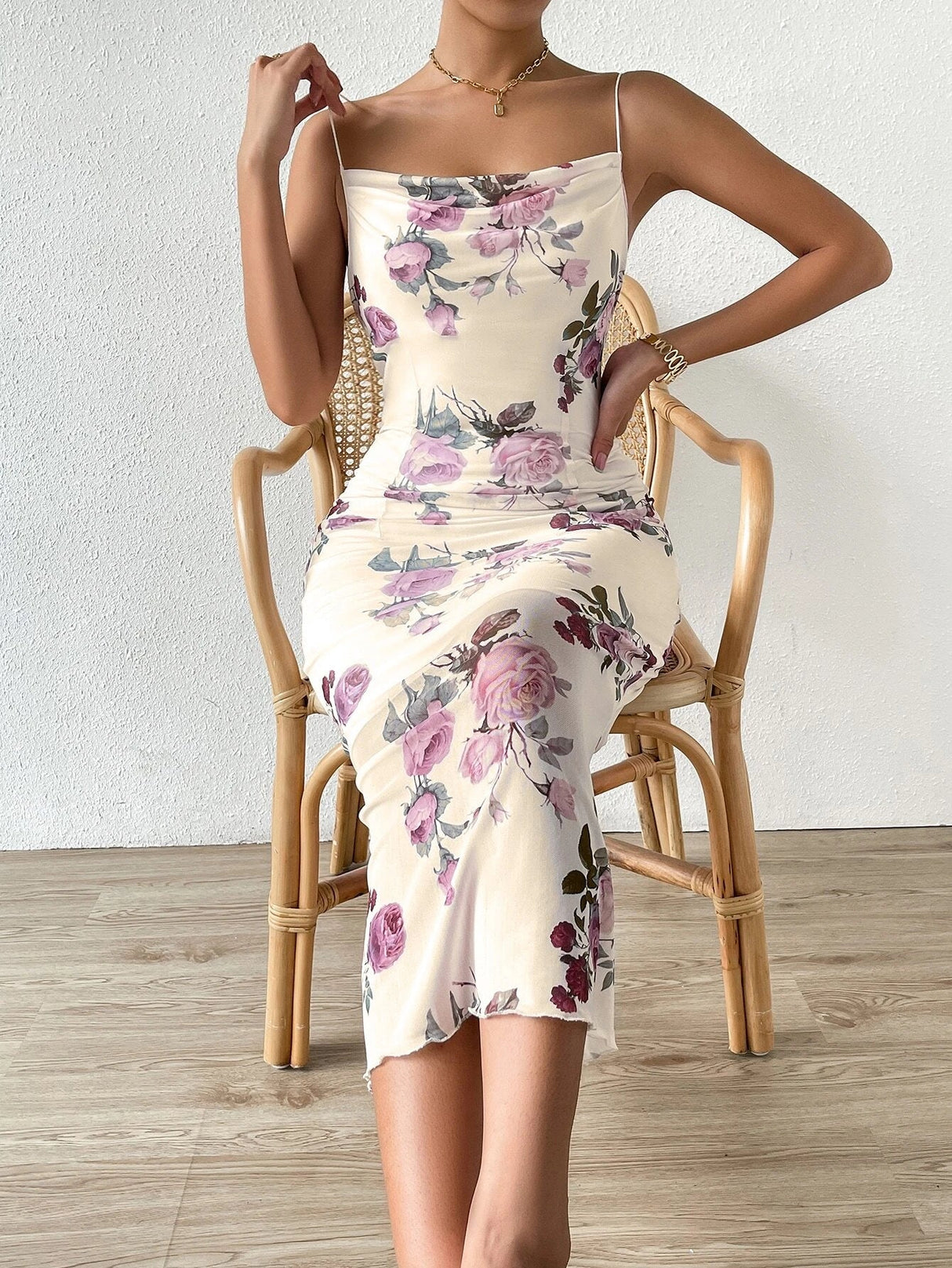 Buy Shein Unity Floral Print Cami Dress in Pakistan