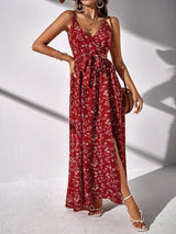 Buy SHEIN Frenchy Ditsy Floral Split Thigh Cami Dress in Pakistan