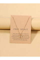 Buy Shein Dragonfly Pendant Necklace - Yellow Gold in Pakistan