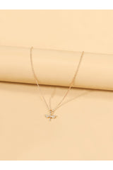 Buy Shein Dragonfly Pendant Necklace - Yellow Gold in Pakistan