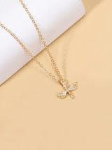 Buy Shein Dragonfly Pendant Necklace in Pakistan