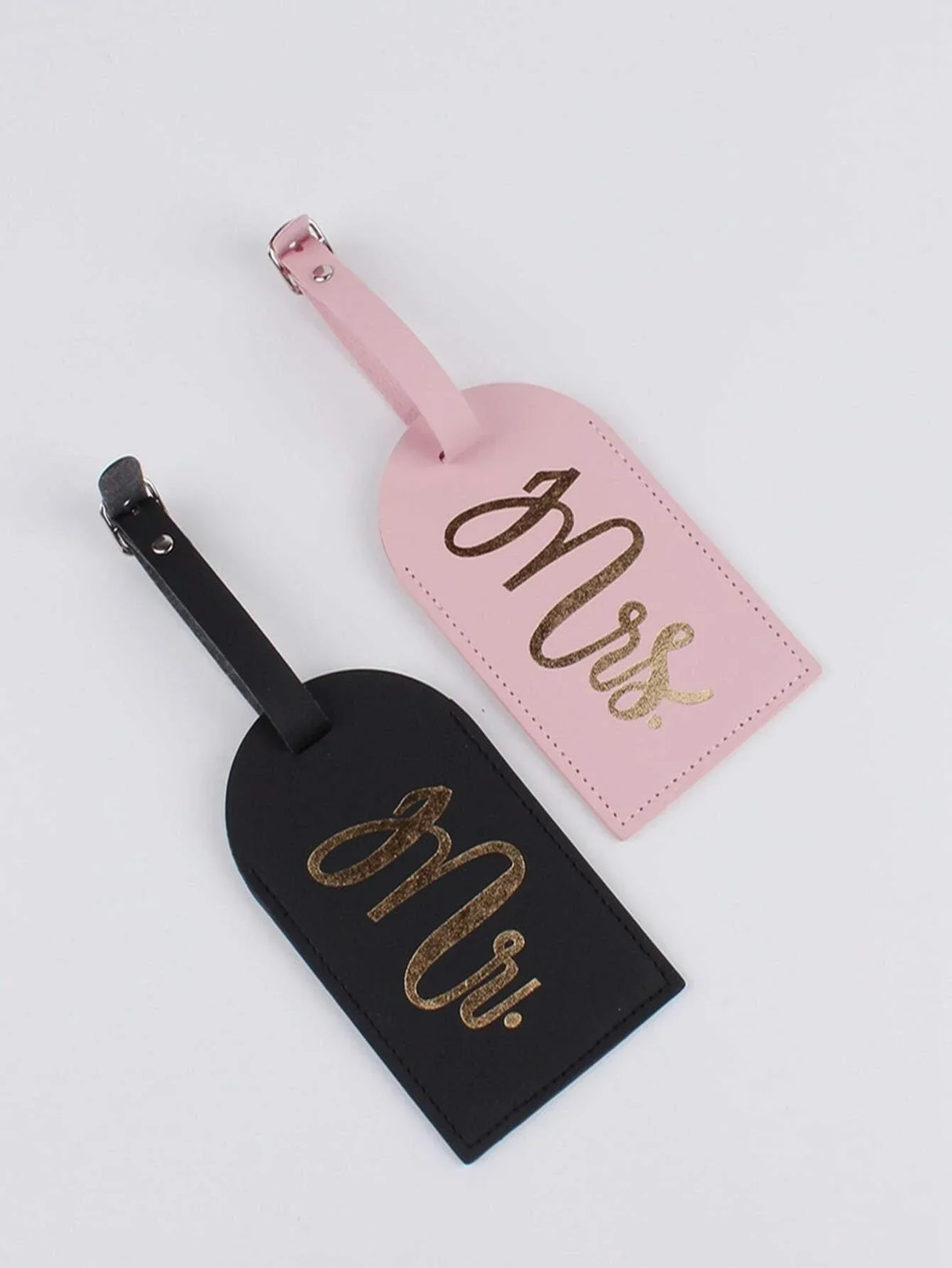 Buy Shein 2pcs Letter Graphic Luggage Tag in Pakistan