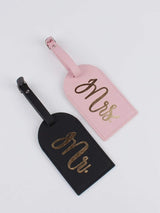 Buy Shein 2pcs Letter Graphic Luggage Tag in Pakistan