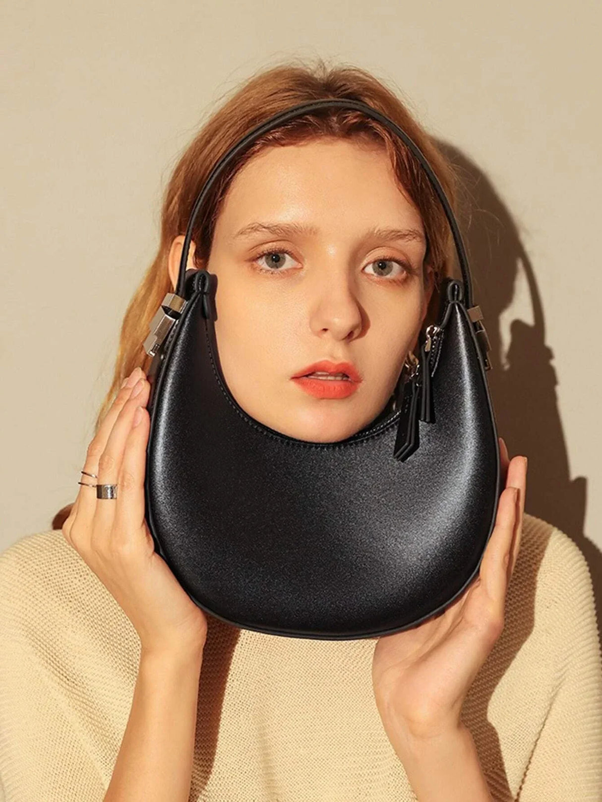 Buy SHEIN Niche Hobo Bag, Women's Versatile Shoulder Bag, Elegant Underarm Bag in Pakistan