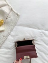 Buy SHEIN Mini Crocodile Embossed Twist Lock Flap Square Bag in Pakistan