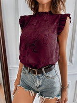 Buy Shein Butterfly Sleeve Floral Top in Pakistan
