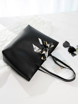 Buy SHEIN Twilly Scarf Decor Shoulder Tote Bag in Pakistan