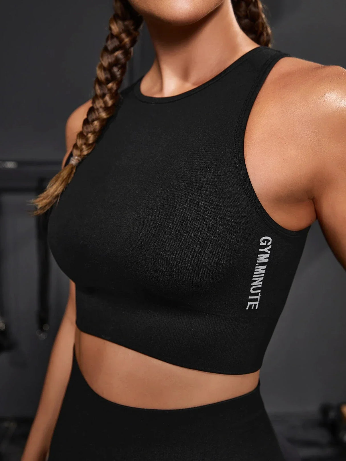 Buy SHEIN Letter Graphic Crop Sports Tank Top in Pakistan