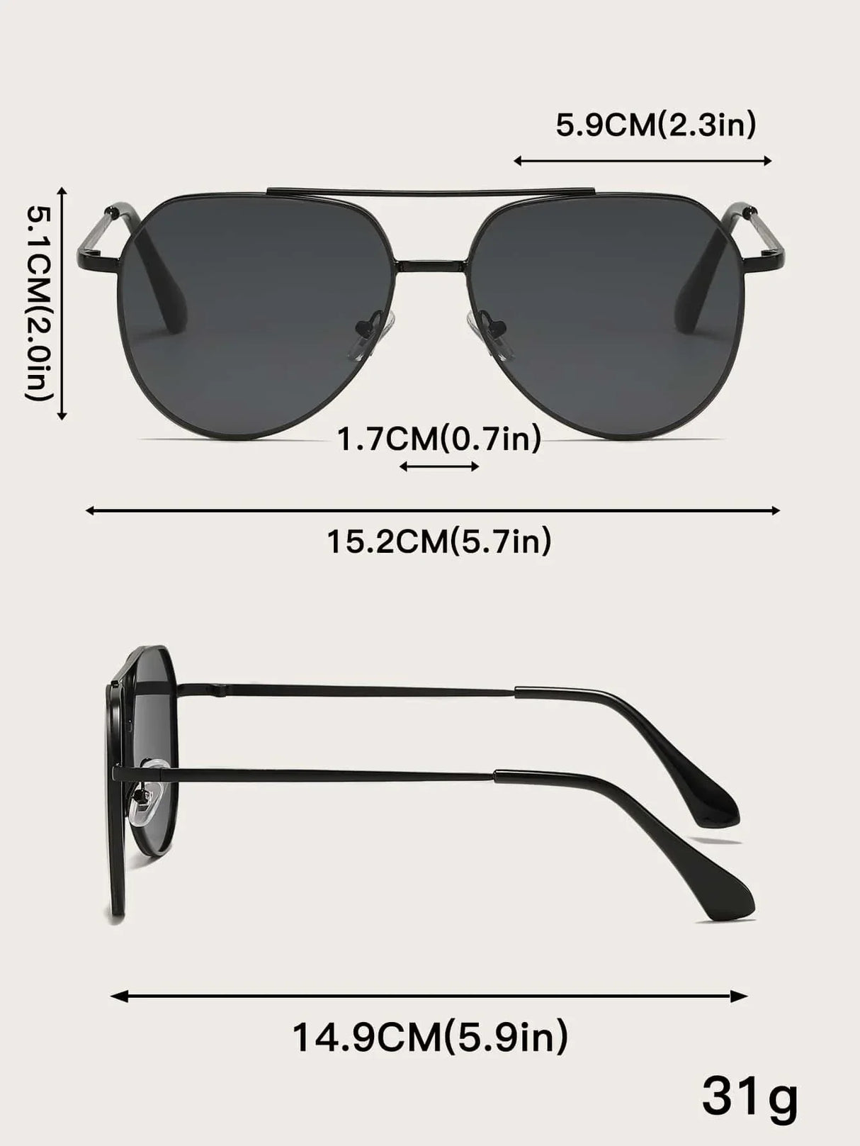 Buy SHEIN Top Bar Fashion Glasses in Pakistan