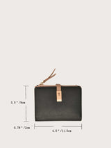 Buy Shein Snap Button Small Wallet in Pakistan