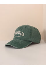 Buy Shein Men Letter Embroidered Baseball Cap - Green in Pakistan