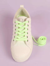 Buy SHEIN 1pair Glow-in-the-dark Shoelaces, Polyester Fashion Accessories in Pakistan