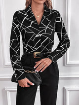 Buy SHEIN Geometric Print Blouse in Pakistan