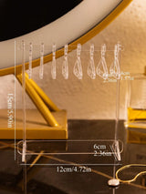 Buy SHEIN 1pc Clothes Hanger Design Clear Jewelry Display Rack, Creative Clear Jewelry Organizer For Home in Pakistan