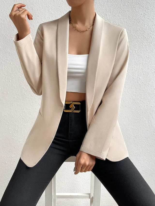 Buy Shein Unity Shawl Collar Single Button Blazer in Pakistan