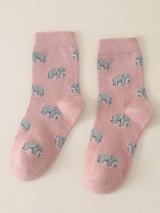 Buy Shein Elephant Pattern Crew Socks in Pakistan
