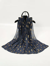 Buy Shein Feather Print Scarf in Pakistan