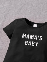 Buy SHEIN Baby Letter Graphic Tee & Shorts in Pakistan
