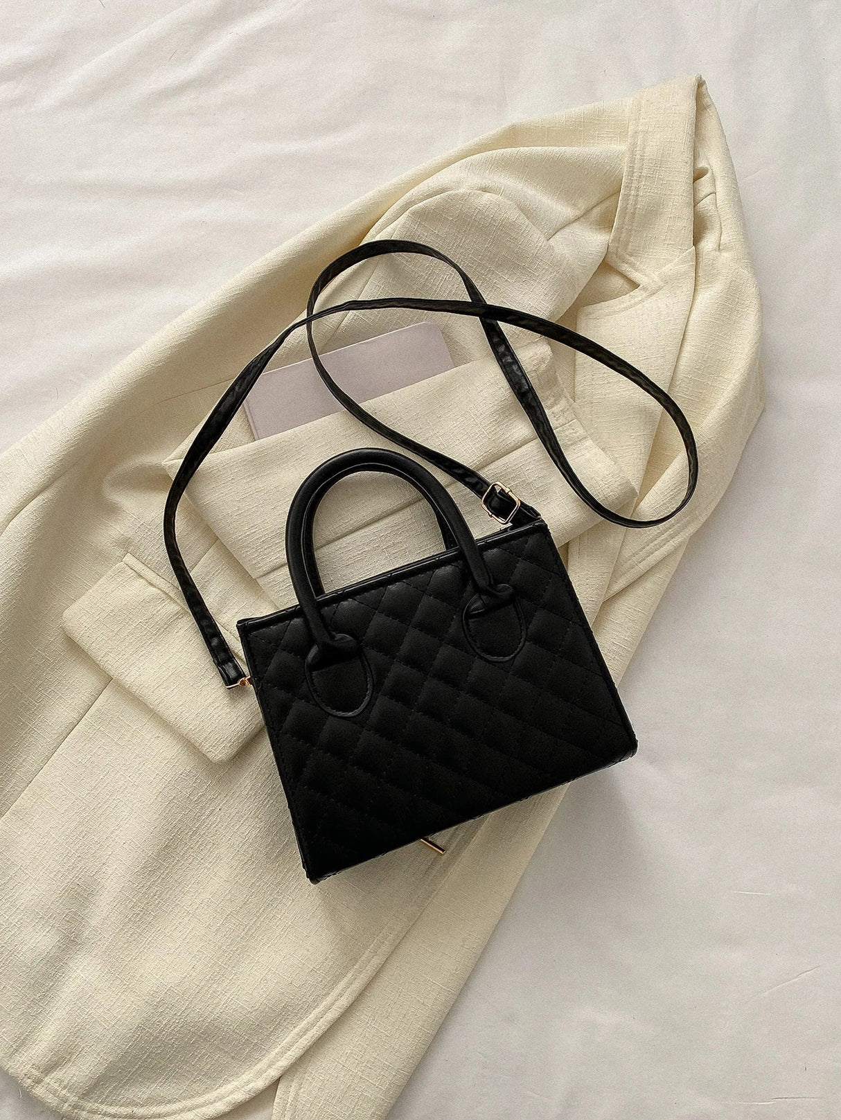 Buy Shein Mini Quilted Square Bag With Coin Purse in Pakistan