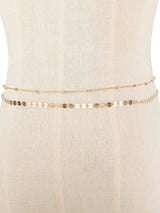 Buy SHEIN 2pcs Disc Decor Waist Chain in Pakistan