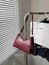Buy SHEIN Croc Embossed Baguette Bag in Pakistan