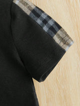 Buy SHEIN Baby Boy Plaid Polo Shirt & Shorts in Pakistan