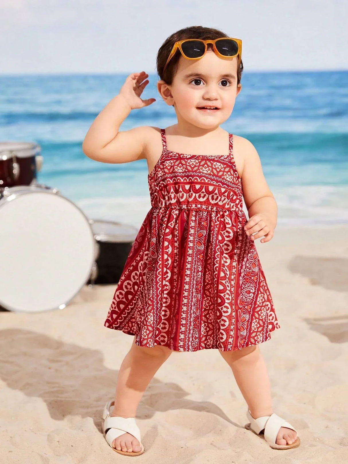 Buy SHEIN Baby Paisley Print Cami Dress in Pakistan