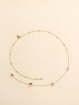 Buy SHEIN 1pc Fashionable Butterfly Charm Back Necklace For Women For Daily Decoration in Pakistan