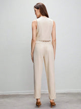Buy SHEIN BIZwear Button Front Vest Blazer & Pants in Pakistan