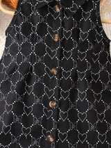 Buy SHEIN Baby Allover Print Button Front Shirt Dress & Hat in Pakistan