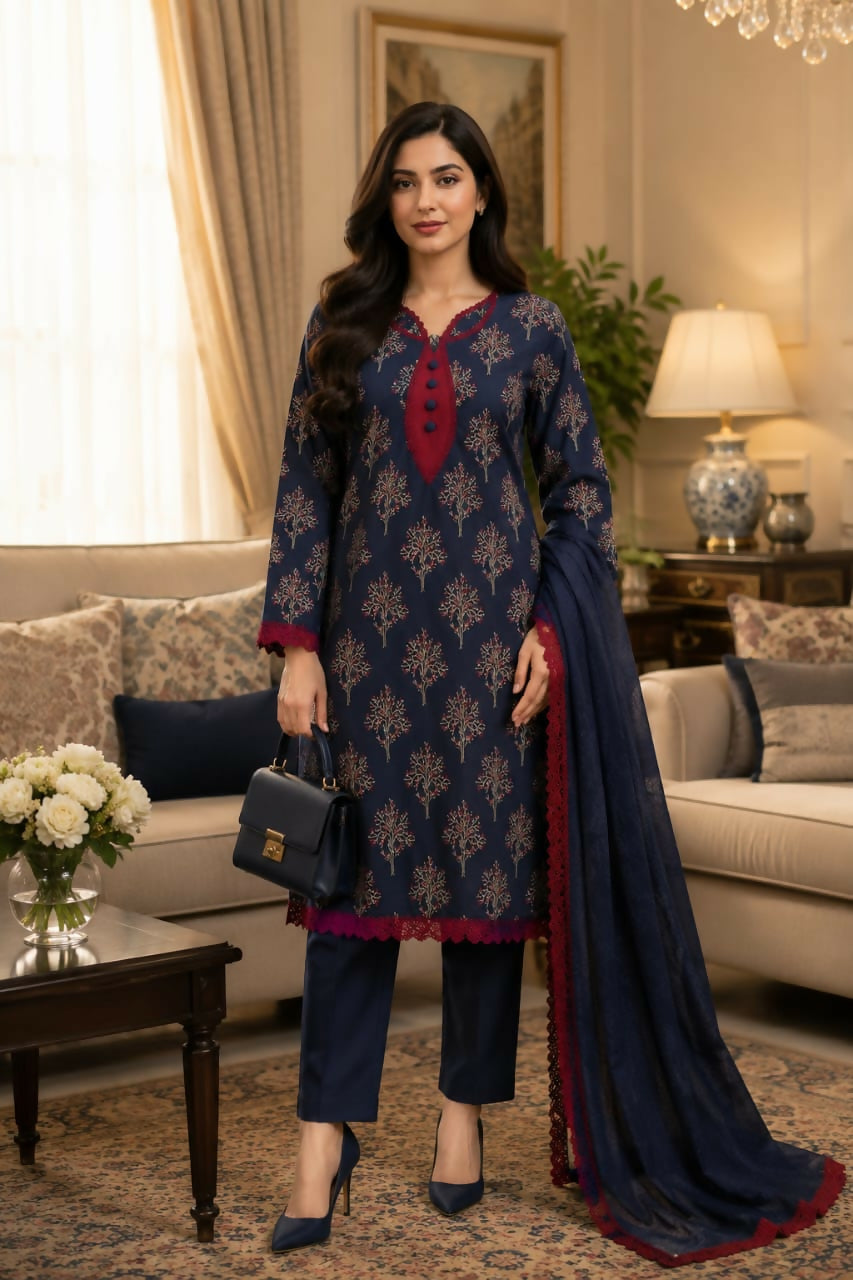 3 Piece Embroidered Dress | Women Locally Made Kurta | All Sizes | Brand New