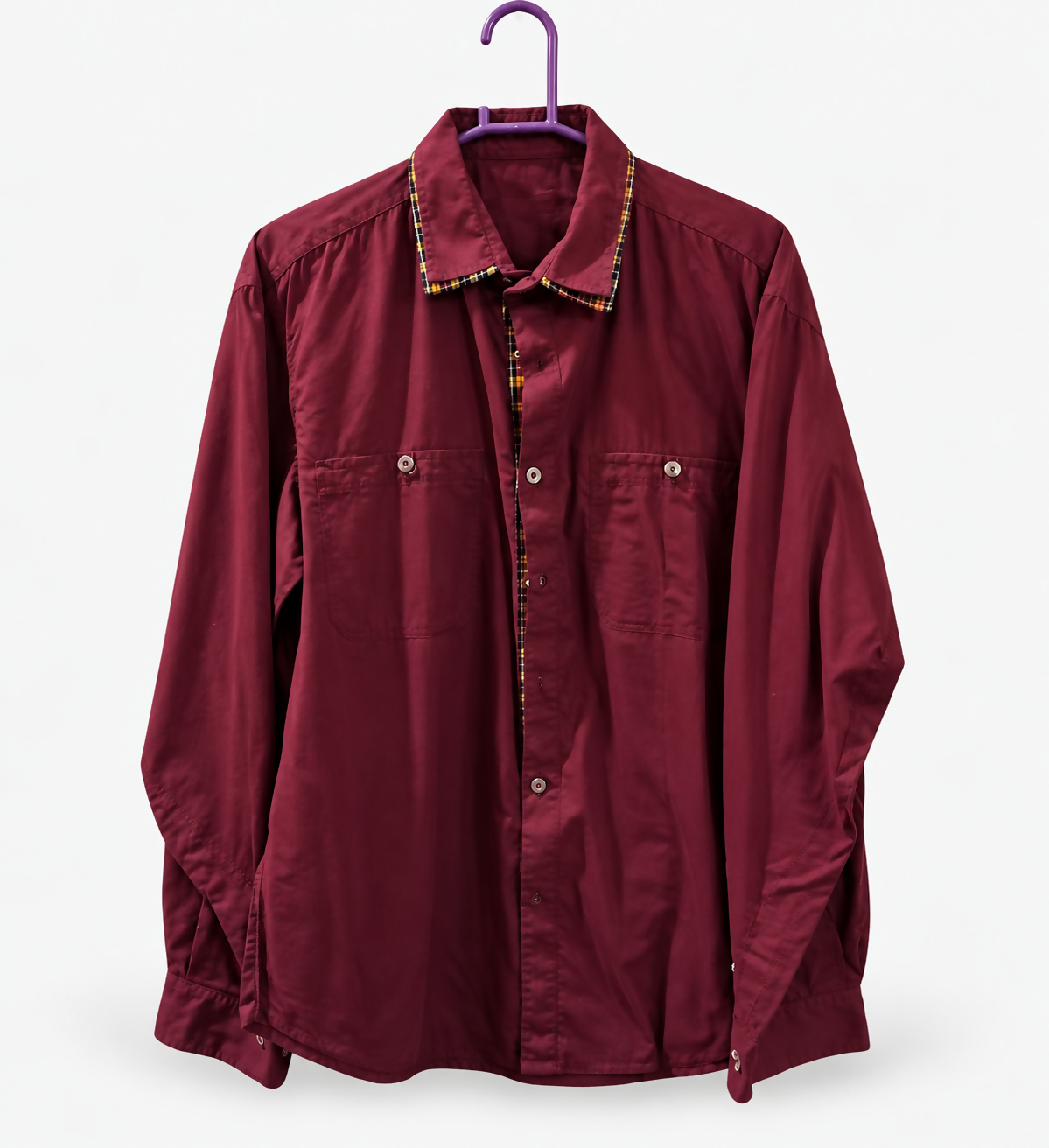 Fifth Avenue | Men Shirts & Tops | Maroon | Medium | Preloved