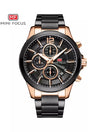 Buy Mini Focus Dark Grey Stainless Steel Black Dial Quartz Watch for Gents- MF0237G-02 in Pakistan