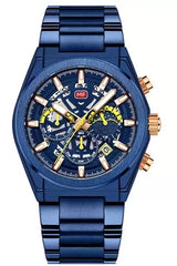 Buy Mini Focus Blue Stainless Steel Blue 41.9 mm Dial Quartz Gents Watch- MF0339G-04 in Pakistan