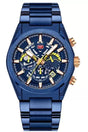 Buy Mini Focus Blue Stainless Steel Blue 41.9 mm Dial Quartz Gents Watch- MF0339G-04 in Pakistan