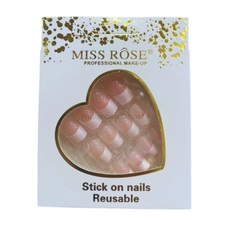 Buy Miss Rose Stick on Nails Reusable in Pakistan