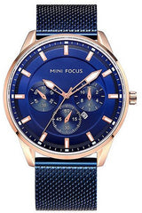 Buy Mini Focus Blue Mesh Blue 45 mm Dial Quartz Gents Watch- MF0178G-4 in Pakistan