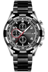 Buy Mini Focus Black Stainless Steel Black 45 mm Dial Quartz Gents Watch- MF0198G-4 in Pakistan