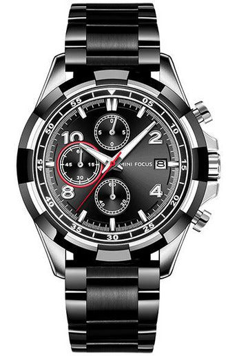 Buy Mini Focus Black Stainless Steel Black 45 mm Dial Quartz Gents Watch- MF0198G-4 in Pakistan