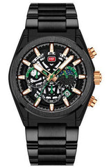 Buy Mini Focus Black Stainless Steel Black Dial Quartz Gents Watch- MF0339G-05 in Pakistan