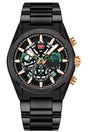 Buy Mini Focus Black Stainless Steel Black Dial Quartz Gents Watch- MF0339G-05 in Pakistan
