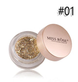 Buy Miss Rose Glitter Metallic Shimmer Pearl Colorful Glitter Highlighter Cream in Pakistan