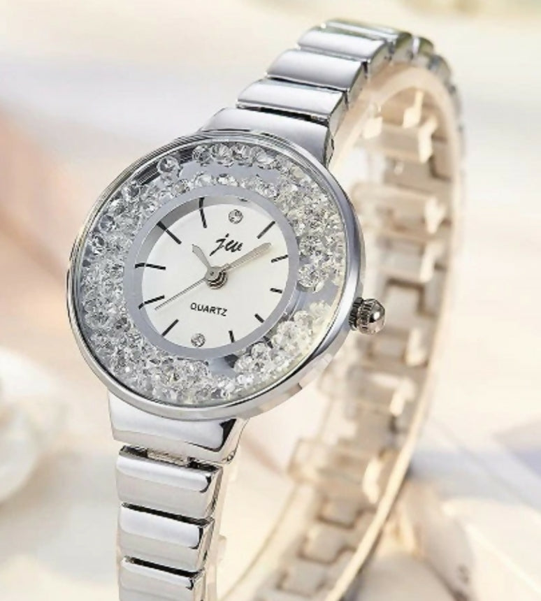 Imported Round Chain Step Watch-058 | Women Accessories | Watches | Brand New