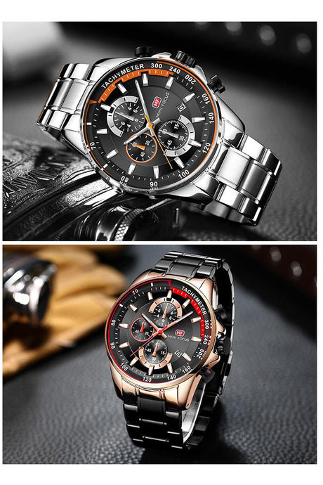 Buy Mini Focus MF-0218G-3 Watch for Men in Pakistan