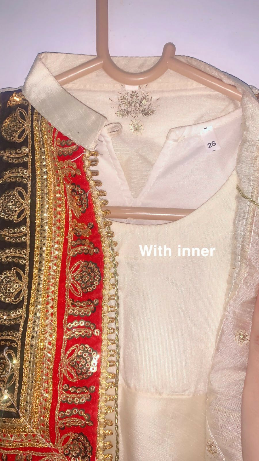 Off White Embroidered Maxi | Girls Skirts & Dresses | Medium | Preloved