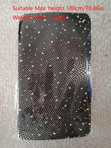 Buy SHEIN 1pair Rhinestone Nude Fishnet Elastic Stockings Tights Pantyhose in Pakistan