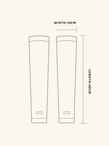 Buy SHEIN 1pair Women's Solid Color Ice Silk Arm Sleeves For Sun Protection & Outdoor Activities, Spring/summer in Pakistan