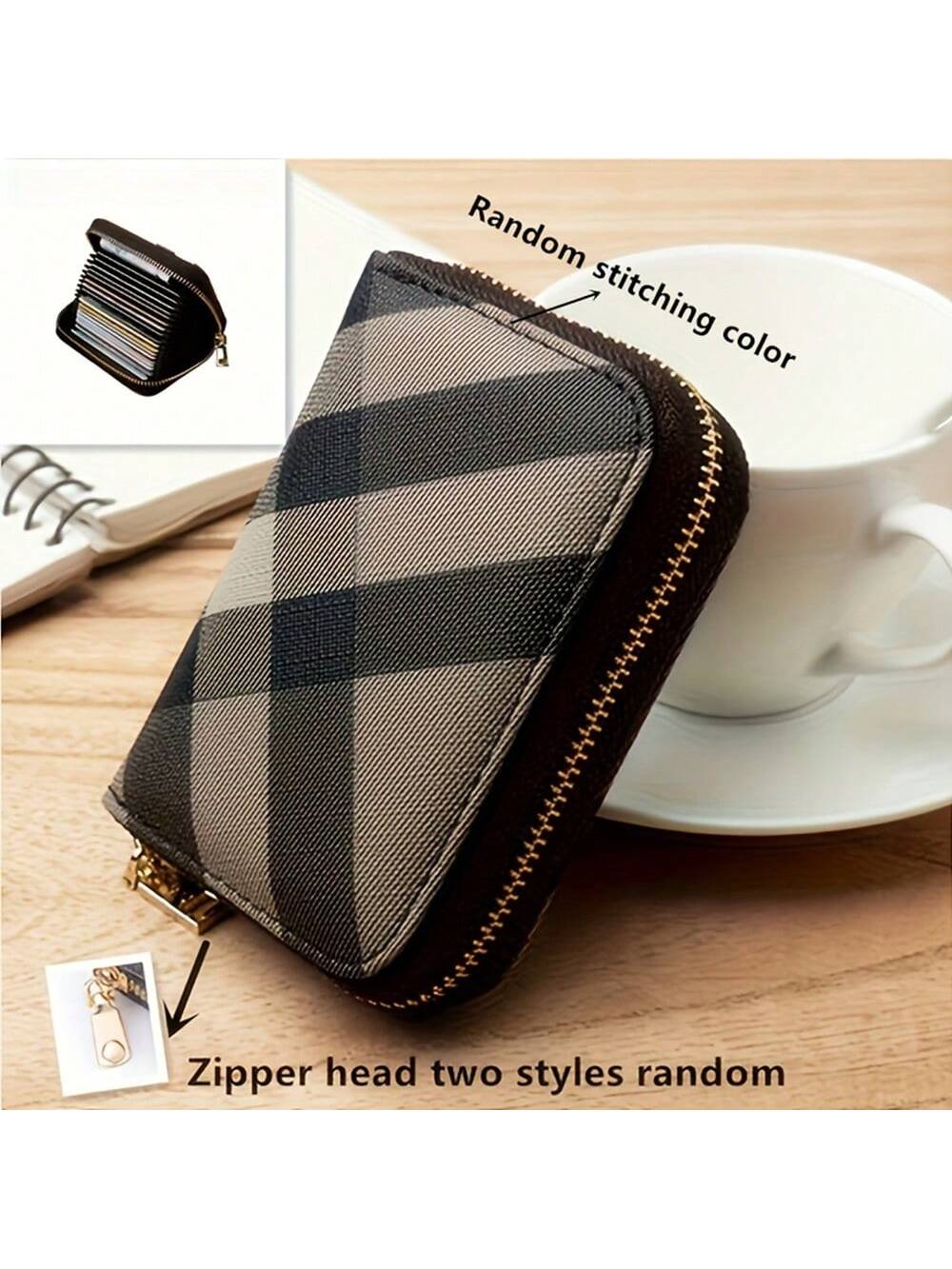 Buy SHEIN 1pc Fashionable Credit Card Holder And Coin Purse, Unisex in Pakistan