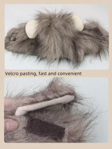 Buy SHEIN 1pc Furry Lion Mane Wig For Cats & Dogs With Ears Of Rabbit, Frog Or Bear, Funny Pet Costume Accessory in Pakistan