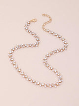 Buy SHEIN 1pc Imitation Faux Pearl Women Choker Necklace in Pakistan